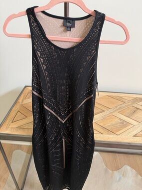 Mossimo Supply Co. Black Dress with Nude Accents